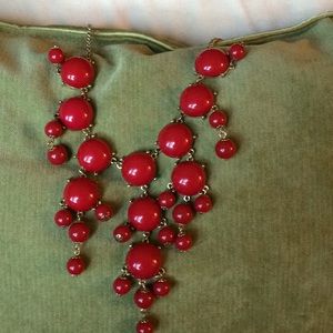 Red bead necklace!